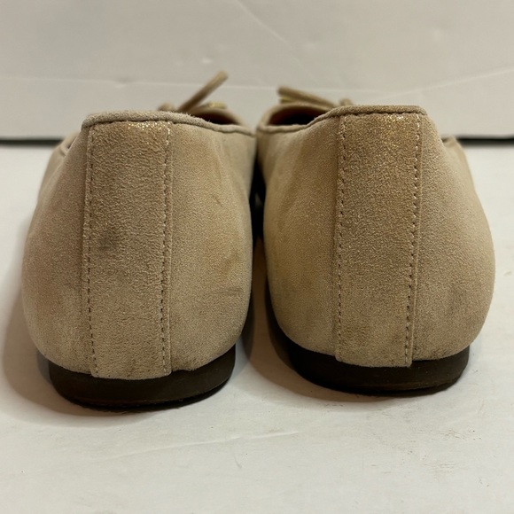 Vionic Klara Shimmer Gold Bow Flats 7.5 - Picture 6 of 9